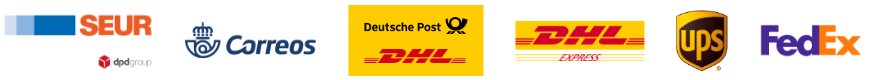 SEUR, Correos, DHL, UPS, FedEx