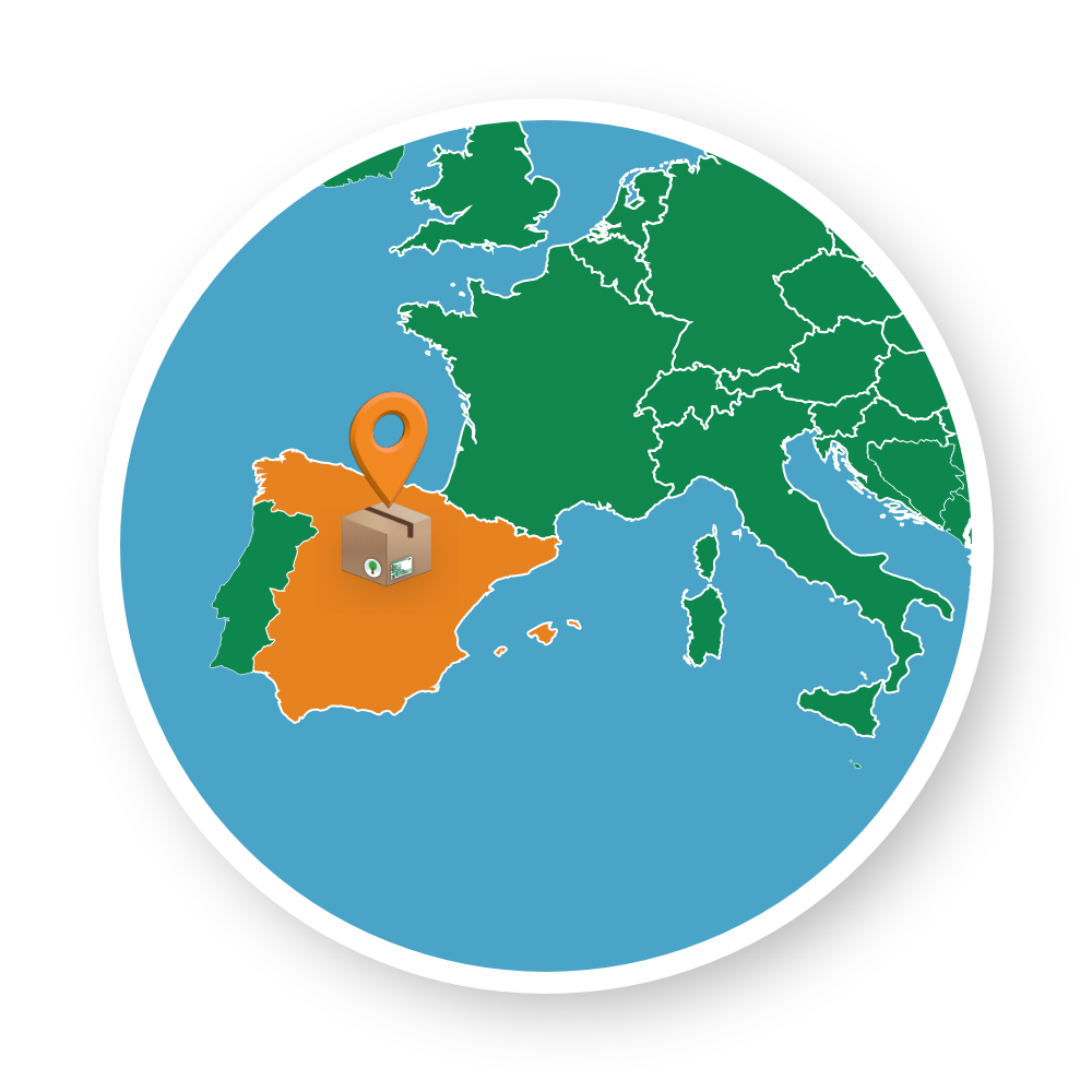 BPM Paketempfang in Spanien