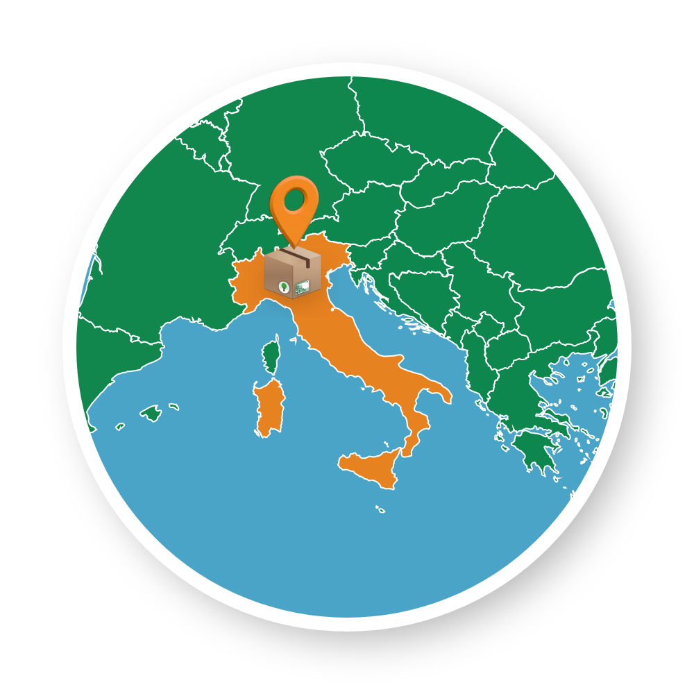 BPM Paketweiterleitung Italien