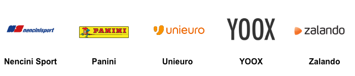 Nancini Sport, Panini, Unieuro, YOOX, Zalando